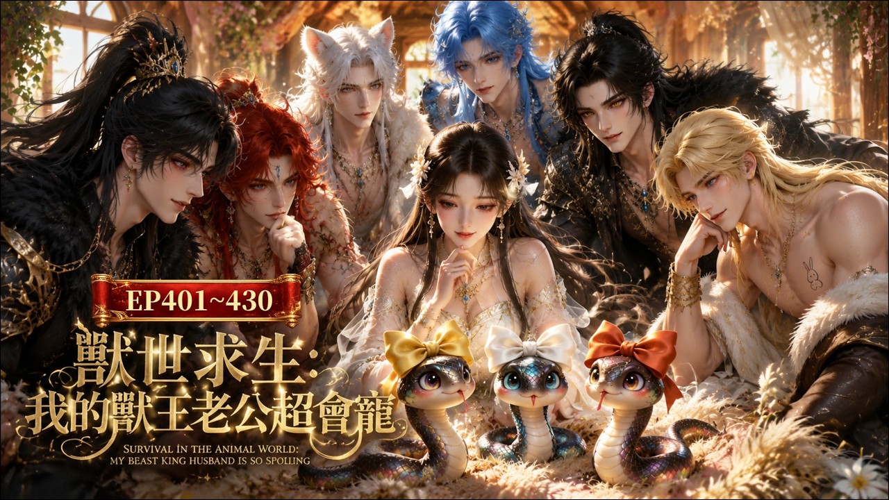 【MULTI SUB】《兽世求生：我的兽王老公超会宠》第401~430集 #漫剧#甜宠#持续更新