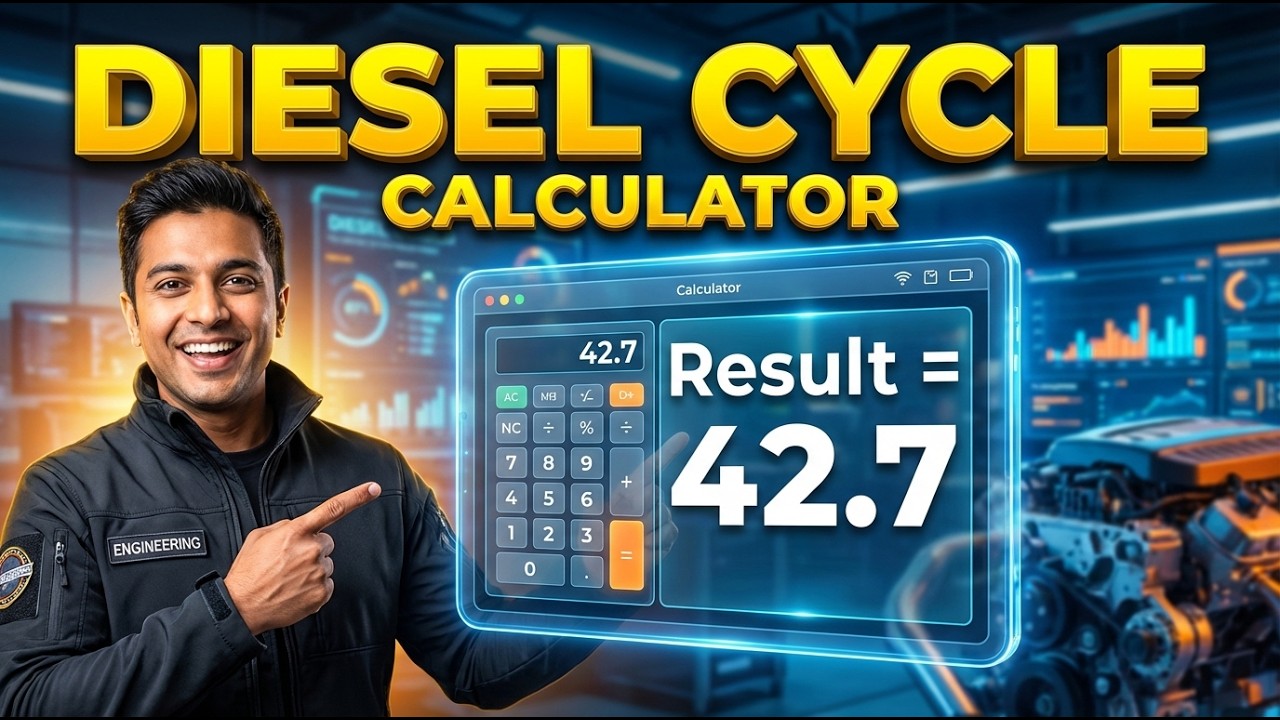 Diesel Cycle Interactive Calculator