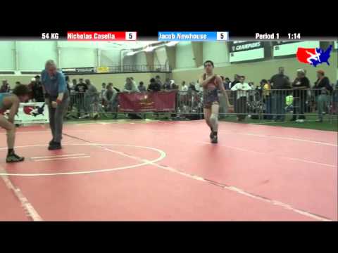 Nicholas Casella vs. Jacob Newhouse at 2013 FILA Cadet Nationals - FS