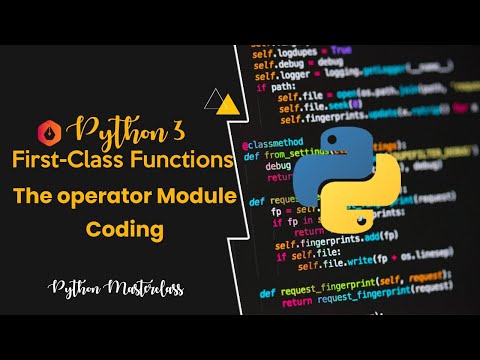 5 18 The Operator Module In Python Coding
