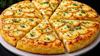 Wenn Sie 3 Kartoffeln und 3 Eier haben, dann ist dieses Rezept für Sie! Göttliche Kartoffelpizza!