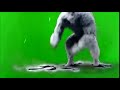 White Snow Monster Green Screen Animation