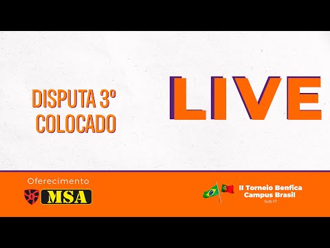 COIMBRA X BOSTON CITY DISPUTA 3º COLOCADO - 2º TORNEIO BENFICA CAMPUS BRASIL 2023   #aovivo #futebol