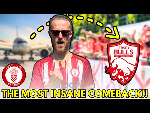 I Flew OVERSEAS To Watch NON LEAGUE’S CRAZIEST AWAY DAY!! (Jersey Bulls vs Redhill Vlog)