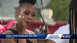 Vigil for Sykes Park victim