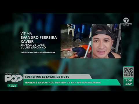 HOMEM É EXECUTADO DENTRO DE BAR EM NORTELÂNDIA | SUSPEITOS ESTAVAM DE MOTO