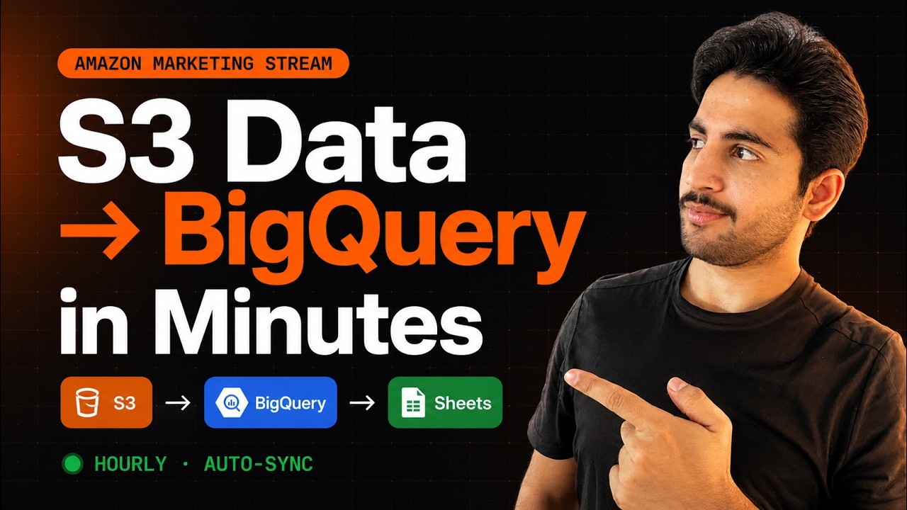 Storing Amazon Marketing Stream Data in BigQuery: S3 → GCP Transfer Setup