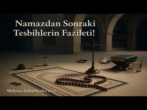 Namazdan Sonraki Tesbihlerin Fazileti! (Mehmet Zahid Kotku (k.s.))