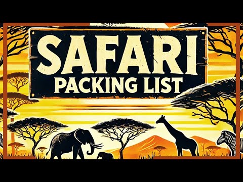 #1 African Safari Packing List 🦁 Must-Have Essentials for Your Adventure 🧳 BUCKET LIST!