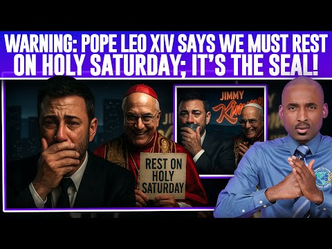 🚨Warning:Pope Leo 14 Says We Must Rest On Holy Saturday😡🙏🏾It’s The Seal Of God. Jimmy Kimmel Crisis🔥