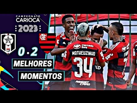 CAMPEONATO CARIOCA/RESENDE 0X2 FLAMENGO/MELHORES MOMENTOS/