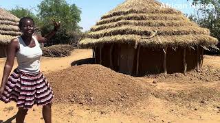 Breastfeeding Mother in The Village/ House For Making Babies