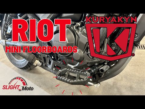 Honda Rebel - Kuryakyn Riot Mini Floorboards - Install (CMX1100)