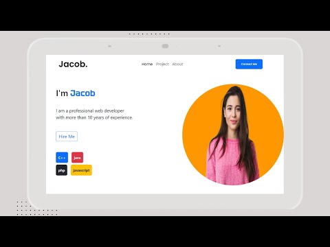 Build React Responsive Portfolio Website Using Reactjs Beginners Reactjs Projects