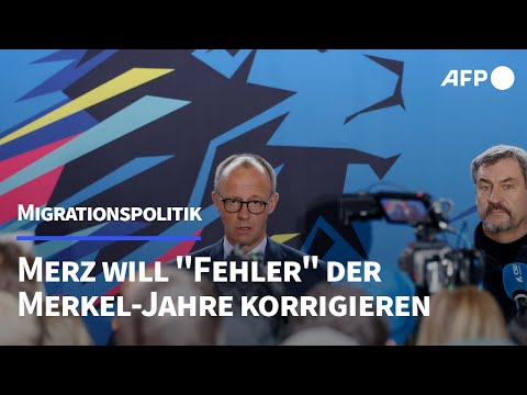 Migration: Merz will "Fehler" der Merkel-Jahre "grundlegend korrigieren" | AFP