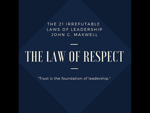 7-Law of Respect