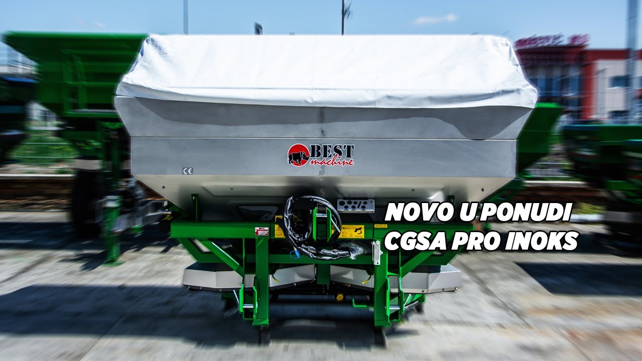 Pogledajte Donder Rasipač Mineralnog Đubriva U Novoj Inox Verziji