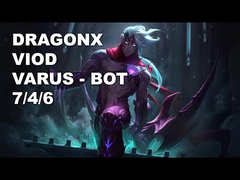 DragonX Viod Bot Varus vs Vayne - KR Challenger Rank Game