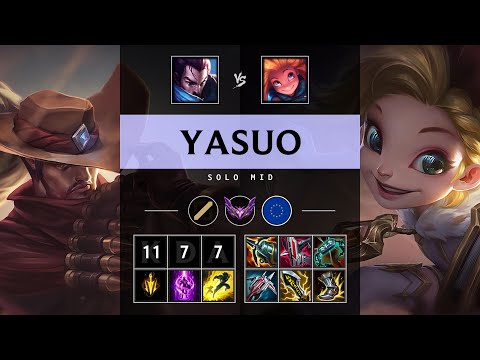 Yasuo Mid vs Zoe: Killing spree - EUW Master Patch 14.22