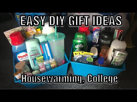 Super Easy DIY Gift Housewarming, College, Charity, Raffle Gift Ideas