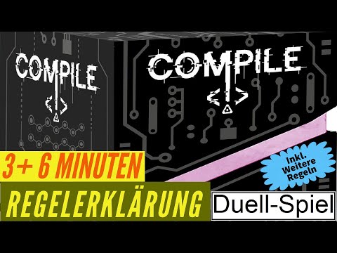 Compile 1 Regeln Anleitung Erklärung Regelvideo Kartenspiel Duell Deutsch