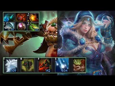 Dota 2 Custom Hero Chaos - Pudge + CM IMBA skill BUILD WIN