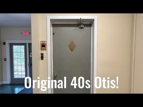 AMAZING Vintage Otis Swing Door Traction Elevator at Dunstan Corner, Scarborough ME