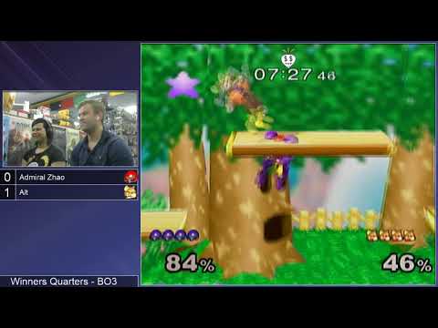 GSS 115 SSBM - Admiral Zhao (Samus) vs. Alt (Fox) - Melee WQF