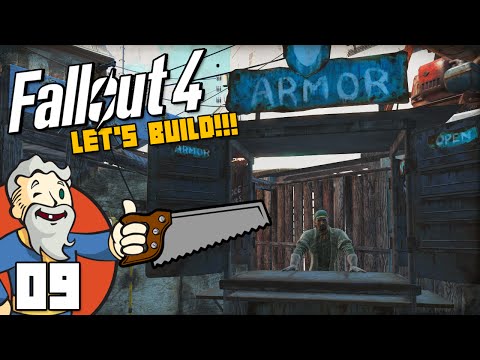 "MY NEW SHOPPING MALL!!!" Fallout 4 LET'S BUILD Part 9 - 1080p HD PC Gameplay Walkthrough