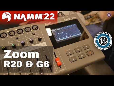 NAMM 22: Zoom - R20 Multitrack Recorder And G6 Guitar Processor