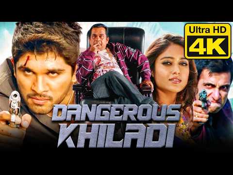 Dangerous Khiladi (4K) - Allu Arjun Blockbuster Action Hindi Dubbed Movie l Ileana D'Cruz, Sonu Sood