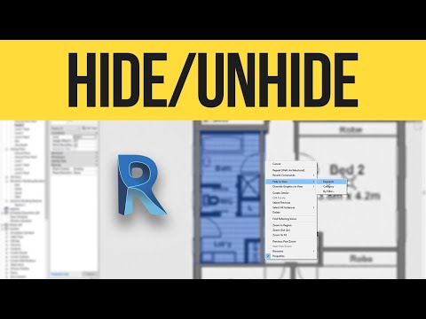 Revit - How to Hide and Unhide Elements in View