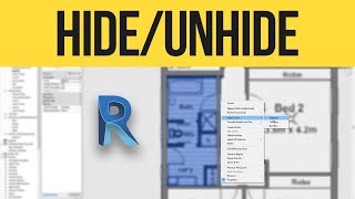 Revit - How to Hide and Unhide Elements in View