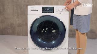 How to deal with E2 problem (error code) of front load washing machine?