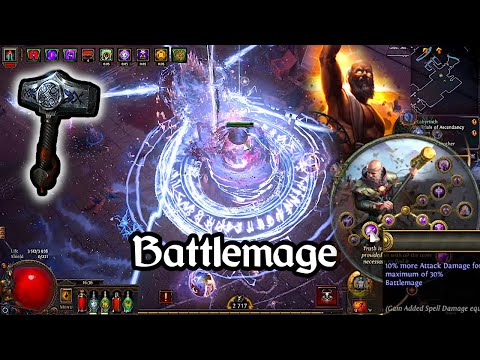 Mjolner Battlemage. Ritual impression, explanation, build, etc. - Path of Exile (3.13 Ritual)
