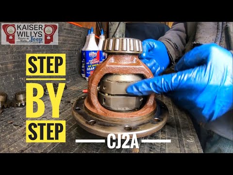 Kaiser Willys Dana 41 44 rear locker install CJ2A CJ3A M38 CJ5