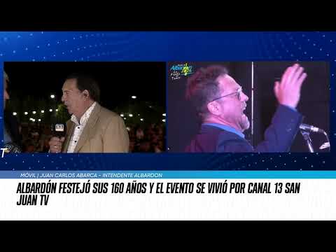 El intendente Abarca puso en valor el aniversario de Albardón ante toda la provincia