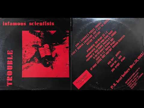 Infamous Scientists -  Can't Get The Sounds, 12" EP -  Trouble- 1982, Great, Victoria, Canada Band!