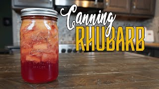 How to Can Rhubarb Recipe [Canning for Beginners]