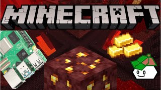 【Minecraft】ひたすら金を集める!!【RaspberryPi5】