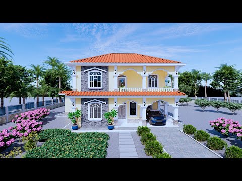 ⚪✅🌵Diseño de Casa 10 x 9 Metros | Como construir una casa estilo guatemalteco?/ Recorrido Virtual
