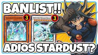 Stardust NO Esta MUERTO!? La BANLIST que TODOS Esperábamos!! | Yu-Gi-Oh! Duel Links