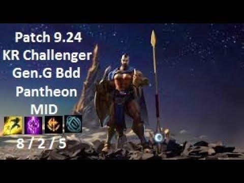 Gen.G Bdd - Pantheon vs LeBlanc - KR Challenger 1188 LP