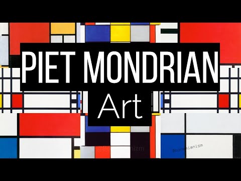 Art Ambience | Art Screensaver | Piet Mondrian Art