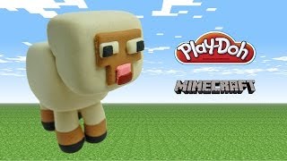 play doh minecraft sheep - how to make with playdoh