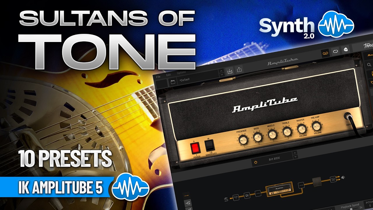 DVK052 - ( Bundle ) - Sultans of Tone + I am David - IK Multimedia Amplitube 5 - Video Preview 1