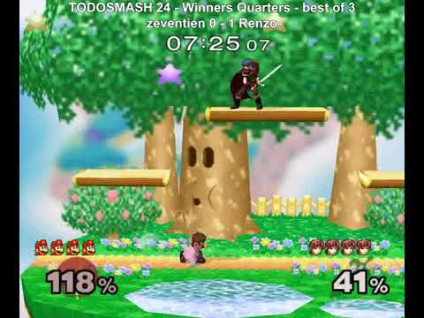 TODOSMASH 24 - zeventien (Dr. Mario) vs Renzo (Marth) - Winners Quarters