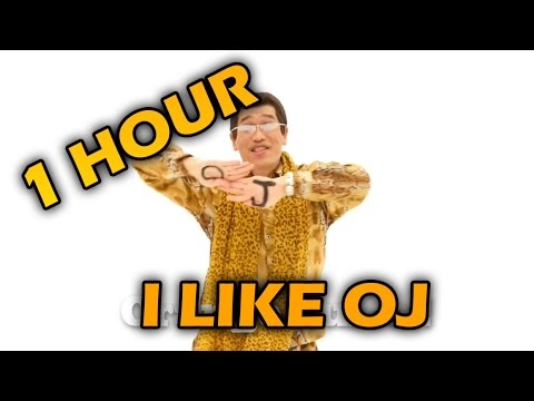 【1 HOUR】I LIKE OJ/PIKOTARO(ピコ太郎) ORANGE JUICE Music Video