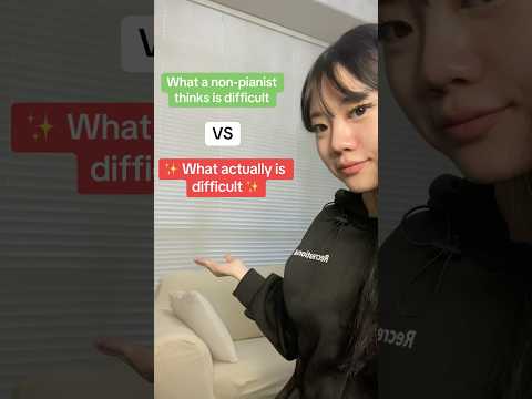 What a non-pianist thinks is difficult vs what actually is… 👀 #piano #shorts #fyp