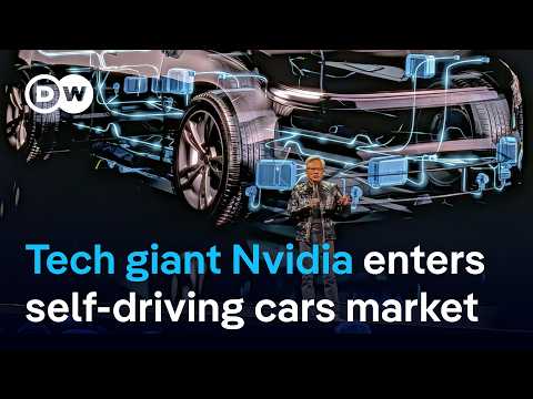 Nvidia 發表超強 AI 模型！自動駕駛汽車新紀元？ | DW 新聞 (Nvidia unveils extremely powerful AI model for self-driving cars | DW News)